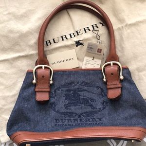 Burberry Emblem Denim Purse